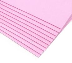 „DIY“ putų plokštės – 10 skirtingų spalvų, 2 mm storio EVA putų popierius menui ir rankdarbiams (rožinis)