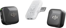„DJI Mic Mini“ (2 siųstuvai + 1 telefono imtuvas) – belaidis atvartinis mikrofonas