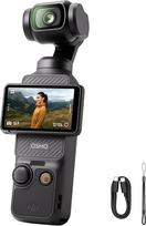 „DJI Osmo Pocket 3“ rinkinys, 4K vlogų kamera su 1 colio CMOS jutikliu ir 4K/120 kadrų per sekundę vaizdo įrašymo funkcija, 3 ašių stabilizavimas, skaitmeninis fotoaparatas, greitas fokusavimas (Osmo Pocket 3)