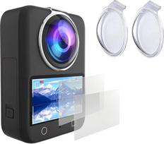 „DJI Osmo 360“ kamerai skirtas PC medžiagos ir grūdinto stiklo objektyvo apsauginis dangtelis