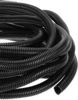 „DMiotech“ laidų apsauga naminiams gyvūnams, lanksti, laidų tvarkymo sistema biurui, namams, sodui, 15 m, 25,5 mm, juoda