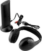 „DOITOOL“ 5-in-1 belaidės ausinės televizoriams, belaidės, ant ausų uždedamos ausinės su radiju, belaidės TV ausinės be laido, „Plug & Play“ radijo dažnio bazinė stotis su mikrofonu, skirta kompiuteriui ir stereo sistemai, juodos spalvos