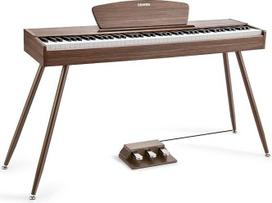 „Donner DDP-80“ skaitmeninis pianinas su 88 sveriamomis klavišais („Hammer Action II“) – pilnai elektrinis pianinas namams – komplektą sudaro stovas, trys pedaliai, MIDI jungtis ir ausinių lizdas – riešutmedžio spalvos