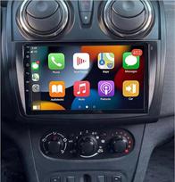 „Doppel Din“ „CarPlay“ suderinamas automobilių grotuvas-stereo, skirtas „Dacia Sandero“ ir „Logan II“ (2012–2020 m.) modeliams. 9 colių jutiklinis ekranas, automobilių grotuvas-garso imtuvas su „Bluetooth“, „Mirror Link“, GPS navigacija, SWC, FM radiju, A