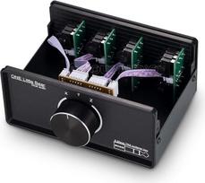 „Douk Audio“ „Mini“ 3-kanalis nešiojamas mono/stereo 6,35 mm TRS garso perjungimo blokas su ausinių iššakotuvu