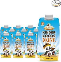 „Dr. Goerg Bio-Kinder“ kokosų gėrimas su bananų skoniu, be pridėto cukraus, veganiškas, 15 x 330 ml