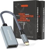 „DriverGenius Vertex-X86 Pro“ USB-C į DisplayPort 8K adapteris (0,2 m, 2 vnt. rinkinys)