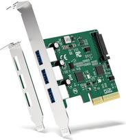 „DriverGenius Turbo-X“ PCIe USB išplėtimo plokštė, 3 USB-A jungtys su 10Gbps greičiu