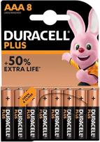 „Duracell Plus“ AAA tipo šarminės baterijos, 8 vnt. pakuotė