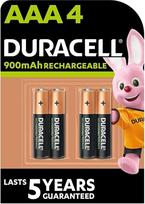 „Duracell Recharge“ AAA 900 mAh įkraunamos baterijos (4 vnt.)