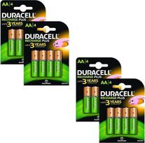 „Duracell“ 1300 mAh AA tipo įkraunamos baterijos – 16 vnt. pakuotė