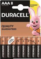 „Duracell“ AAA LR03 1,5 V MN2400 šarminės baterijos, 8 vnt. pakuotė