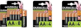 „Duracell“ įkraunamos AA tipo 2500 mAh baterijos, 16 vnt. pakuotė, HR6 Mignon