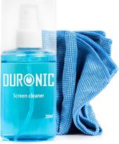 „Duronic SCK101“ 200 ml ekranų valiklis: LCD, TFT, LED, plazminiai, OLED, 4K televizoriai, „iPad“, išmanieji telefonai, nešiojamieji kompiuteriai, fotoaparatai. Ekranų valymo rinkinys su mikropluošto šluoste