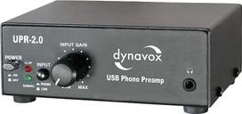 „Dynavox“ „Phono“ priešgarsinis stiprintuvas su USB / UPR-2.0, juodos spalvos