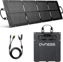 „Dyness“ 100 W sulankstomas saulės kolektorius, skirtas elektrinei, su monokristaliniais saulės elementais, 23 % efektyvumas, IP68 atsparumas vandeniui, MC4/XT60/DC išėjimai, nešiojamas saulės kolektorius, skirtas kemperiams, kempingams ir saulės energijo
