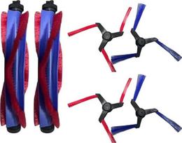 „Dyson Spot+ Scrub AI“ robotinio dulkių siurblio atsarginės dalys – 6 dalių rinkinys su pagrindine, šoninėmis ir ritininių šepetėlių šepetėliais