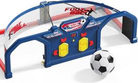 „EagleStone“ futbolo vartai vaikams su LED rezultatų lentele, „4-in-1“ futbolo vartai, futbolo treniruočių įranga, šaudymo žaidimas, skirtas žaisti viduje ir lauke, žaislas vaikams nuo 4 metų