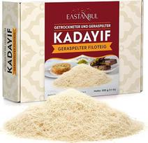 „Eastanbul Kadayif Engelshaar“ tešlos gijos, skirtos Dubajaus šokoladui, 500 g | „Kadayif“ tešlos gijos, puikiai tinka Dubajaus šokoladui, „Kunafa“ ir „Knafeh“, „Tel Kadayif“