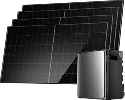 „ECOFLOW Stream Ultra X“ balkono elektrinė, 2080 W, 3,84 kWh talpa, 4 vnt. 520 W saulės kolektorių, 2300 W dvigubos kintamosios srovės jungtys, išplečiama iki 23 kWh, 6000 įkrovimo ciklų, AI, „Plug & Play“ | 4 x 500 W saulės kolektoriai, 2300 W dvigubos k