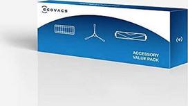 „ECOVACS“ atsarginių dalių rinkinys (4 šoninės šepetėlės, 1 pagrindinė šepetėlė, 3 filtrai) – originalūs priedai robotiniam dulkių siurbliui su šluostymo funkcija „U2“ ir „U2 Pro“, D-KT00-2017, pilkos/juodos spalvos