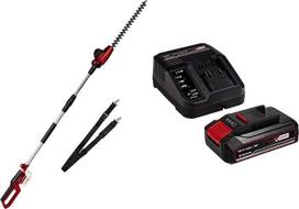 „Einhell GC-HH 18/45 Li T Power X-Change“ akumuliatorinis teleskopinis gyvatvorių žirklės (ličio jonų akumuliatorius, pasukama pagrindinė rankena, metalinė pavara, 7 kryptimis pasisukanti variklio galvutė, komplekte su 2,5 Ah akumuliatoriumi ir įkrovikliu