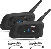 „EJEAS V6C“ teisėjų „Bluetooth“ ryšio sistema, 850 mAh, dvipusis 1200 m veikimo nuotolio „Bluetooth“ ryšio įrenginys su teisėjų ausinėmis ir sportine rankine futbolo, ledo ritulio bei regbio varžyboms, USB-C (2 vnt. rinkinys)
