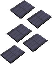 „Ejoyous“ mini saulės elementas, polisilikio saulės elemento modulis, 1,5 V nuolatinė srovė, 0,65 W, 60 × 80 mm, atsparus vandeniui, užsandarintas derva, skirtas projektams, žaislams, vejos apšvietimui, lemputėms, baterijų įkrovimui