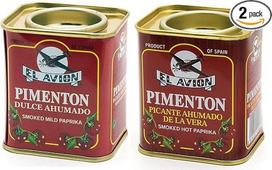„El Avion Pimentón Ahumado“, 2 vnt. rinkinys, aštrus ir saldus rūkytos paprikos milteliai (2 x 75 g)