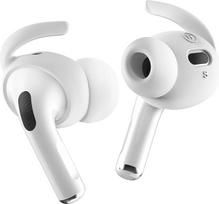 „elago“ [4 poros] ausų antgaliai, suderinami su „AirPods Pro“ 2-osios kartos ausinėmis (2022 m.) – patogus ir patikimas prigludimas, geresnė garso kokybė, suderinami su „AirPods Pro“ 2-osios kartos ausinėmis (baltos spalvos)