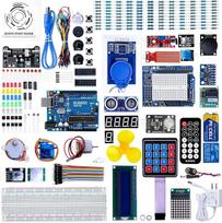 „ELEGOO UNO R3 Ultimate Starter Kit“ – suderinamas su „Arduino IDE“, skirtas pradedantiesiems | Išsamus elektronikos projektų rinkinys su vokiečių kalba parengtu vadovėliu, „UNO R3“ mikrokontrolerio plokštele ir daugiau nei 200 priedų