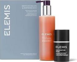 „ELEMIS Hydrate & Refresh Duo“ – odos priežiūros dovanų rinkinys vyrams, odos priežiūros rinkinys su drėkinamuoju kremu ir švelniu veido valikliu, „Pro-Collagen Daily Moisture Boost“ ir „Sensitive Cleansing Wash“