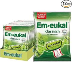 „Em-Eukal Classic“ kosulys nuo kosulio su cukrumi, 150 g (12 vnt. pakuotė)
