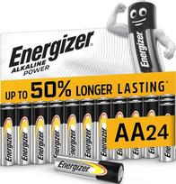 „Energizer“ AA tipo baterijos, „Alkaline Power“, 24 vnt. pakuotė