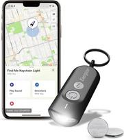 „Energizer“ raktų ieškiklis su apšvietimu, „Bluetooth“ raktų žiedų sekiklis, suderinamas su „Apple Find My“, daiktų ieškiklis raktams, krepšiams ir kuprinėms