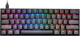 „Epomaker Anne Pro2“ 60 % mechaninė klaviatūra su „Bluetooth“ ryšiu, RGB apšvietimu ir PBT klavišais, su NKRO funkcija, programuojama