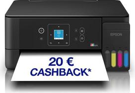 „Epson EcoTank ET-2922“ | Skirta užimtiems namų ūkiams | „Wi-Fi“ | A4 | Spausdinimas, kopijavimas, nuskaitymas | LCD ekranas | Suderinamas su „AirPrint“ | Kompaktiškas | Rašalo užteks iki 3 metų