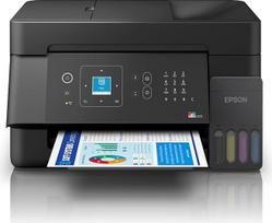 „Epson EcoTank ET-4900“ | „Wi-Fi“ ir „Ethernet“ | A4 | Spausdinimas, kopijavimas, nuskaitymas, faksavimas | SKL ekranas | Automatinis dokumentų padavėjas, talpinantis 30 lapų | Kompaktiškas | Komplekte yra rašalo, kurio pakaks iki 3 metų