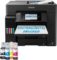 „Epson EcoTank ET-5855“ – daugiafunkcinis A4 formato spausdintuvas su rašalo rezervuaru, „Wi-Fi“ ryšiu ir fakso funkcija