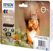 „Epson Multipack“ suderinami rašalo kasetės, skirtos spausdintuvams „Epson Expression Photo XP-8500“ ir „XP-8505“