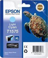 „Epson T1575 Tortoise“ rašalo kasetė, vienetinė pakuotė, šviesiai žydra