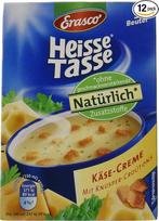 „Erasco“ sūrio kremas „Hot Cup“ su kruopais, 12 vnt. pakuotė (12 x 450 ml maišelių)