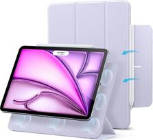 „ESR“ dėklas „iPad Air“ 13 colių (M4/M3/M2), „iPad Pro“ 12,9 colių, violetinis | Triskilčias dvipusis laikiklis, stiprus magnetinis tvirtinimas, patvari apsauga, „Rebound“ serija