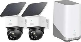„eufy Security SoloCam 2+1“, lauko saulės energija maitinama stebėjimo kamera, 360° stebėjimas, be aklųjų zonų, su 2,4 GHz „Wi-Fi“, suderinama su „HomeBase 3“ | 360° stebėjimas, suderinama su „HomeBase 3“, be aklųjų zonų