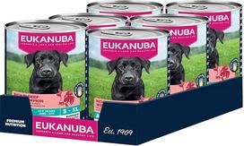 „Eukanuba“ šlapias maistas suaugusiems šunims su jautiena ir moliūgais, 6 x 400 g