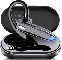„EUQQ“ „Bluetooth“ belaidės ausinės su laisvų rankų funkcija, skirtos telefonui, V5.3 ausinės su mikrofonu, įkraunamos per USB-C, atsparios vandeniui, skirtos vairavimui, verslui ir biurui, suderinamos su „Android“ ir „iOS“ sistemomis bei nešiojamaisiais