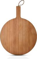 „Eva Solo Nordic Kitchen“ bambukinė pjaustymo lentelė, skersmuo 35 cm. Idealiai tinka maisto ruošimui ir patiekimui. Bambukas