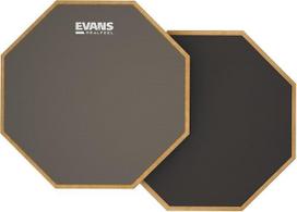 „Evans RF12D RealFeel“ akustinių būgnų treniruočių padas, dvipusis, 12 colių, pilkos spalvos | „RealFeel“ treniruočių padai užtikrina realistišką lazdelės pojūtį, tylų treniravimąsi, tvirtą konstrukciją ir tolygų atšokimą.