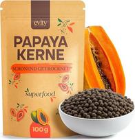 „Evity“ papajos sėklos [100 g] – natūraliai veganiškos – švelniai džiovintos papajos sėklos, supermaistas su dideliu papaino ir karpaino kiekiu, be priedų, laboratorijoje išbandytos Vokietijoje