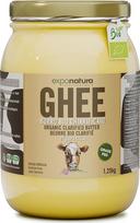 „Exponatura Bio-Ghee“ – išgrynintas sviestas, pagamintas pagal senovinę ajurvedos receptūrą – tik iš ganyklose ganomų karvių pieno – be laktozės, labai lengvai virškinamas (1250 g)